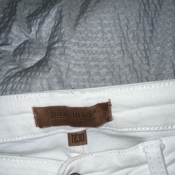 Women’s Judy Blue White Jeans Size 11/30: Skinny Leg - Picture 5 of 10